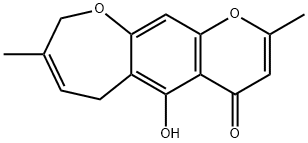 6,9-Dihydro-5-hydroxy-2,8-dimethyl-4H-pyrano[3,2-h][1]benzoxepin-4-one