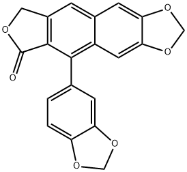 6,7-(Epoxymethanoxy)-9-(1,3-benzodioxole-5-yl)-1,3-dihydronaphtho[2,3-c]furan-1-one