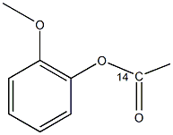 邻甲氧基苯酚乙酸酯-1-14C