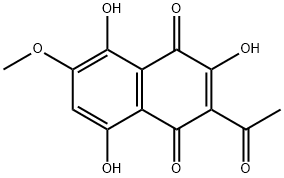 2-Acetyl-3,5,8-trihydroxy-6-methoxy-1,4-naphthalenedione