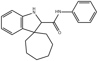 Spiro[cycloheptane-1,3'-indoline]-2'-carboanilide