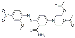 5'-[双(2-羟乙基)氨基]-2'-[(2-甲氧基-4-硝苯基)偶氮]-乙酰苯胺的醋酯