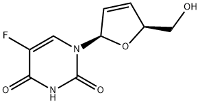 2',3'-Dideoxy-2',3'-didehydro-5-fluoro-uridine