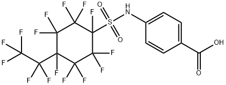 4-[[[1,2,2,3,3,4,5,5,6,6-十氟-4-(1,1,2,2,2-五氟乙基)环己基]磺酰基]氨基]苯甲酸