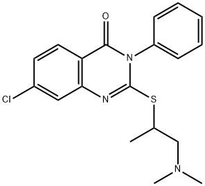 7-Chloro-2-[[2-(dimethylamino)-1-methylethyl]thio]-3-phenylquinazolin-4(3H)-one