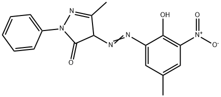 4-[(6-hydroxy-5-nitro-m-tolyl)azo]-3-methyl-1-phenyl-2-pyrazolin-5-one