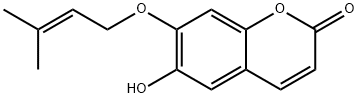 6-Hydroxy-7-(isopentenyloxy)-2H-1-benzopyran-2-one