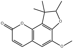 8,9-Dihydro-6-methoxy-8,9,9-trimethyl-2H-furo[2,3-h]-1-benzopyran-2-one