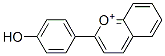 2-(4-Hydroxyphenyl)-1-benzopyrylium