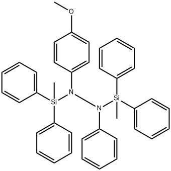 4-Methoxy-N,N'-bis(methyldiphenylsilyl)hydrazobenzene