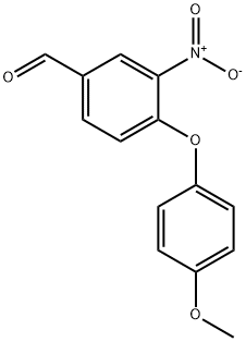 4-(4-METHOXY-PHENOXY)-3-NITRO-BENZALDEHYDE