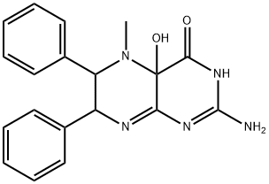 2,4a,5,6,7,8-Hexahydro-4a-hydroxy-2-imino-5-methyl-6,7-diphenylpteridin-4(3H)-one