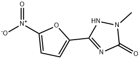 2-Methyl-5-(5-nitro-2-furanyl)-1H-1,2,4-triazol-3(2H)-one