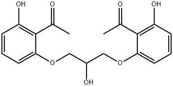 1,3-双(2-乙酰基-3-羟基苯氧基)-2-丙醇