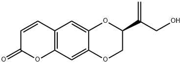 2,3-Dihydro-2-[1-(hydroxymethyl)ethenyl]-7H-pyrano[2,3-g]-1,4-benzodioxin-7-one