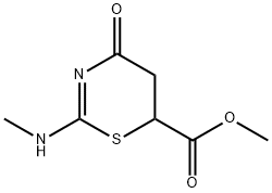 2H-1,3-Thiazine-6-carboxylicacid,tetrahydro-2-(methylimino)-4-oxo-,methylester(8CI)