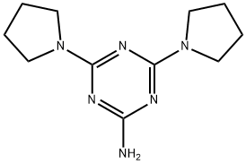 4,6-Dipyrrolizino-1,3,5-triazine-2-amine