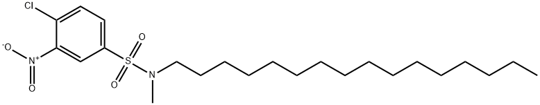 4-CHLORO-N-HEXADECYL-N-METHYL-3-NITROBENZENESULFONAMIDE