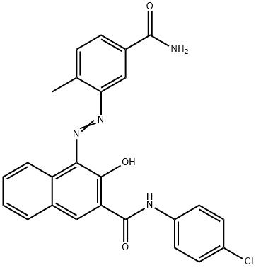 4-[(5-carbamoyl-o-tolyl)azo]-4'-chloro-3-hydroxynaphth-2-anilide