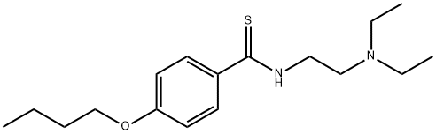 p-Butoxy-N-[2-(diethylamino)ethyl]thiobenzamide