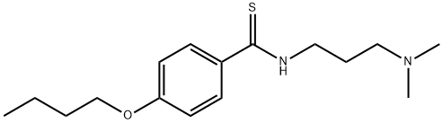 p-Butoxy-N-[3-(dimethylamino)propyl]thiobenzamide