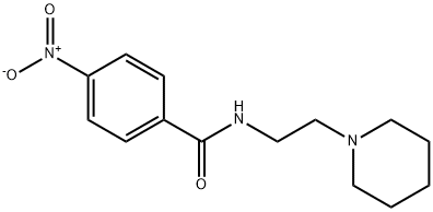 4-硝基-N-(2-(哌啶-1-基)乙基)苯甲酰胺