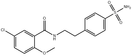 4-[2-(5-氯-2-甲氧基苯甲酰氨基)乙基]苯磺酰胺