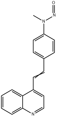 4-(4-N-METHYL-N-NITROSAMINOSTYRYL)QUINOLINE