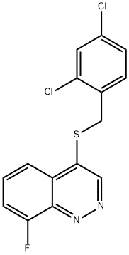 4-[(2,4-dichlorophenyl)methylsulfanyl]-8-fluoro-cinnoline