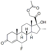 6ALPHA-氟-17,21-二羟基-16ALPHA-甲基孕甾-4-烯-3,20-二酮21-乙酸酯