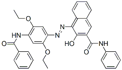 4-[[4-(benzoylamino)-2,5-diethoxyphenyl]azo]-3-hydroxy-N-phenylnaphthalene-2-carboxamide