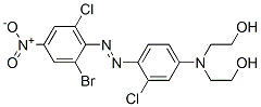 2,2'-[[4-[(2-bromo-6-chloro-4-nitrophenyl)azo]-3-chlorophenyl]imino]bisethanol