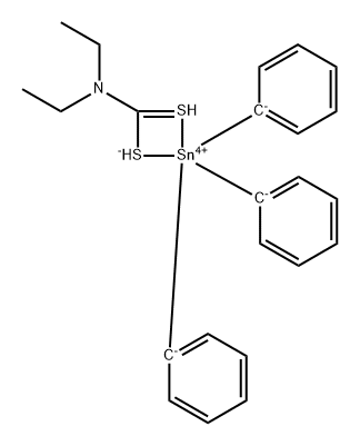 TRIPHENYLTINN,N-DIETHYLDITHIOCARBAMATE