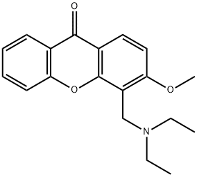 4-(Diethylamino)methyl-3-methoxy-9H-xanthen-9-one