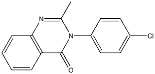 3-(4-氯苯基)-2-甲基-3,4-二氢喹唑啉-4-酮