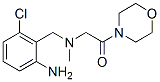 4-[[[(2-amino-6-chlorophenyl)methyl]methylamino]acetyl]morpholine