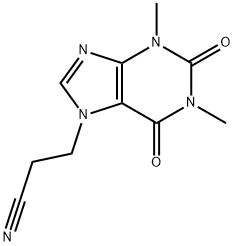 3-(1,3-dimethyl-2,6-dioxo-purin-7-yl)propanenitrile