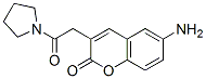 6-Amino-3-[(pyrrolidin-1-ylcarbonyl)methyl]coumarin