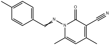 4,6-dimethyl-1-[(4-methylbenzylidene)amino]-2-oxo-1,2-dihydro-3-pyridinecarbonitrile