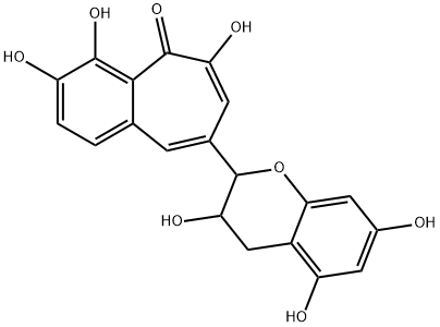 8-[(3,4-Dihydro-3,5,7-trihydroxy-2H-1-benzopyran)-2-yl]-3,4,6-trihydroxy-5H-benzocyclohepten-5-one