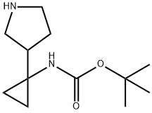 1-(BOC-氨基)-(吡咯烷-3-基)-环丙烷