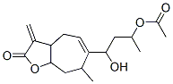 6-(3-Acetoxy-1-hydroxybutyl)-3,3a,4,7,8,8a-hexahydro-7-methyl-3-methylene-2H-cyclohepta[b]furan-2-one