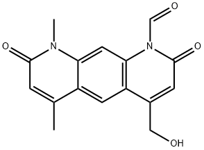 8,9-Dihydro-4-(hydroxymethyl)-6,9-dimethyl-2,8-dioxopyrido[3,2-g]quinoline-1(2H)-carbaldehyde