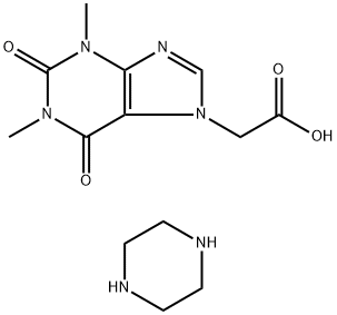 乙酸茶碱哌嗪盐