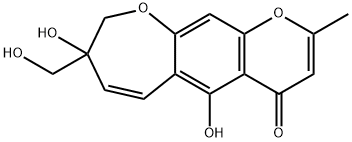 8,9-Dihydro-5,8-dihydroxy-8-hydroxymethyl-2-methyl-4H-pyrano[3,2-h][1]benzoxepin-4-one