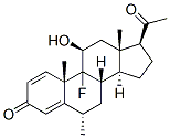 9-fluoro-11beta-hydroxy-6alpha-methylpregna-1,4-diene-3,20-dione