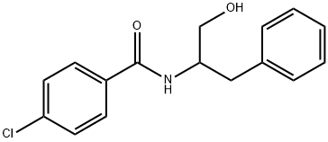 p-Chloro-N-(alpha-(hydroxymethyl)phenethyl)benzamide