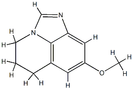 4H-Imidazo[4,5,1-ij]quinoline,5,6-dihydro-8-methoxy-(8CI)