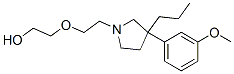 2-[2-[3-(m-Methoxyphenyl)-3-propyl-1-pyrrolidinyl]ethoxy]ethanol