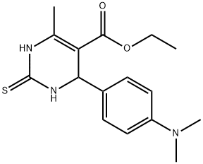 4-(4-二甲基氨基苯基)-6-甲基-2-硫代-3,4-二氢-1H-嘧啶-5-甲酸乙酯